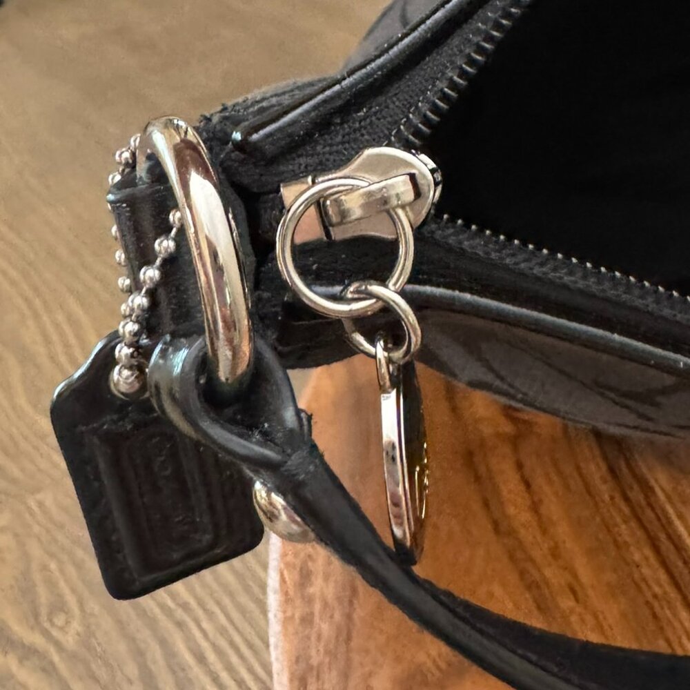 Coach Signature C Demi Mini Shoulder Bag – Black Y2K Style - Picture 10 of 12